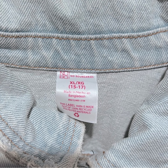 No Boundaries Jean Jacket. Size XL. - Picture 3 of 3